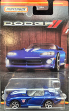 Load image into Gallery viewer, Matchbox 2022 Dodge Viper RT/10 Blue Dodge Series 4/12 New Long Card
