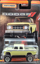Load image into Gallery viewer, Matchbox 2022 1968 Dodge D200 Green Dodge Series 5/12 New Long Card
