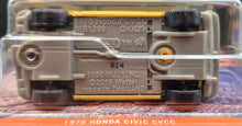Load image into Gallery viewer, Matchbox 2022 1976 Honda CVCC Yellow Japan Origins 2/12 New Long Card
