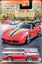 Load image into Gallery viewer, Matchbox 2022 Chevy Corvette T-Top Red Local Cruisers 12/12 New Long Card
