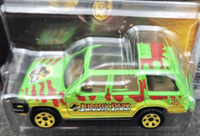 Load image into Gallery viewer, Matchbox 2022 &#39;93 Ford Explorer Green Jurassic World Dominion New Long Card
