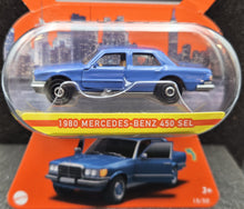 Load image into Gallery viewer, Matchbox 2022 1980 Mercedes-Benz 450 SEL Blue Moving Parts Series 15/50 New
