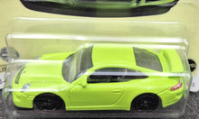 Load image into Gallery viewer, Matchbox 2023 2007 Porsche 911 GT3 Lime Green Porsche Series 3/6 New Long Card
