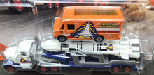 Load image into Gallery viewer, Matchbox 2020 Lonestar Cab &amp; Rocket Trailer &amp; Express Delivery Van White 8/8 New
