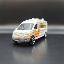 Load image into Gallery viewer, Hot Wheels 2021 &#39;14 Ford Transit News Van White Multipack Exclusive
