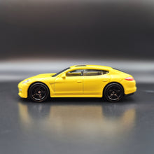 Load image into Gallery viewer, Matchbox 2021 Porsche Panamera Yellow Autobahn Express 5 Pack Exclusive
