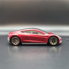 Load image into Gallery viewer, Matchbox 2021 Tesla Roadster Matte Red MBX Showroom #4/100
