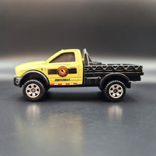 Load image into Gallery viewer, Matchbox 2021 2016 RAM Flatbed Neon Yellow City Adventure II 5 Pack
