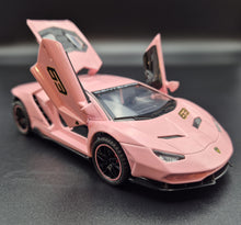 Load image into Gallery viewer, Explorafind 2017 Lamborghini Centenario LP770-4 Pink 1:32 Die Cast Car
