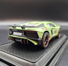 Load image into Gallery viewer, Explorafind 2020 Lamborghini Aventador SVJ LP780-4 Matte Green 1:32 Die Cast Car
