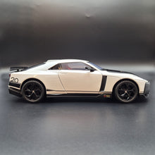 Load image into Gallery viewer, Explorafind 2021 Nissan GT-R50 Pearl White 1:18 Die Cast Car
