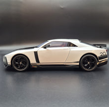 Load image into Gallery viewer, Explorafind 2021 Nissan GT-R50 Pearl White 1:18 Die Cast Car
