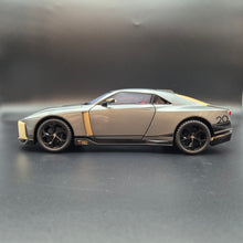 Load image into Gallery viewer, Explorafind 2021 Nissan GT-R50 Gunmetal Grey 1:18 Die Cast Car
