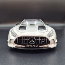 Load image into Gallery viewer, Explorafind 2019 Mercedes-AMG GT White 1:18 Die Cast Car
