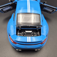 Load image into Gallery viewer, Explorafind 2021 Porsche 911 Turbo S Blue 1:24 Die Cast Car
