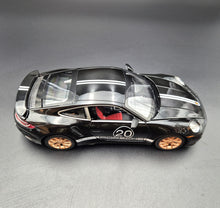 Load image into Gallery viewer, Explorafind 2021 Porsche 911 Turbo S Black 1:24 Die Cast Car

