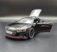Load image into Gallery viewer, Explorafind 2020 Audi R8 V10 Black 1:24 Die Cast Car
