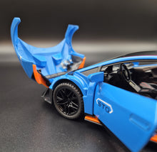 Load image into Gallery viewer, Explorafind 2022 Lamborghini Huracan STO Blue 1:24 Die Cast Car
