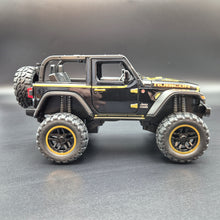 Load image into Gallery viewer, Explorafind 2020 Jeep Wrangler Rubicon Black 1:20 Die Cast Car
