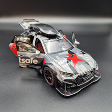 Load image into Gallery viewer, Explorafind 2021 Audi RS6 Wagon Grey Camouflage 1:24 Die Cast Car
