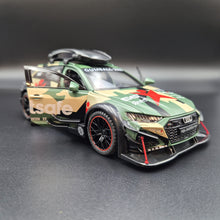 Load image into Gallery viewer, Explorafind 2021 Audi RS6 Wagon Green Camouflage 1:24 Die Cast Car
