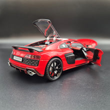 Load image into Gallery viewer, Explorafind 2020 Audi R8 V10 Red 1:24 Die Cast Car
