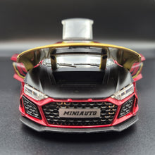 Load image into Gallery viewer, Explorafind 2020 Audi R8 V10 Red/Gold 1:24 Die Cast Car
