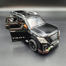 Load image into Gallery viewer, Explorafind 2023 Nissan Patrol Black 1:24 Die Cast Car
