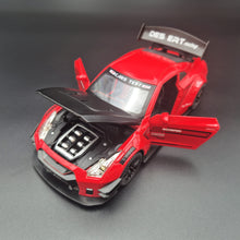 Load image into Gallery viewer, Explorafind 2020 Nissan GT-R Red 1:24 Die Cast Car
