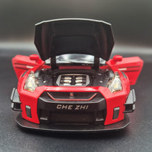 Load image into Gallery viewer, Explorafind 2020 Nissan GT-R Red 1:24 Die Cast Car
