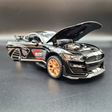Load image into Gallery viewer, Explorafind 2022 Ford Mustang Shelby GT500 Black 1:24 Die Cast Car
