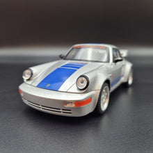 Load image into Gallery viewer, Explorafind 1994 Porsche 964 Turbo Carrera RS Silver 1:24 Die Cast Car
