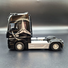 Load image into Gallery viewer, Explorafind 2023 Mercedes-Benz Actros 1851 Truck Black 1:24 Die Cast Truck
