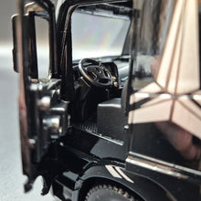 Load image into Gallery viewer, Explorafind 2023 Mercedes-Benz Actros 1851 Truck Black 1:24 Die Cast Truck
