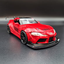 Load image into Gallery viewer, Explorafind 2023 Toyota Supra Red 1:24 Die Cast Car
