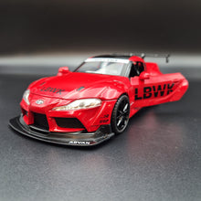 Load image into Gallery viewer, Explorafind 2023 Toyota Supra Red 1:24 Die Cast Car
