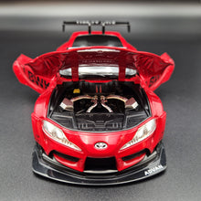 Load image into Gallery viewer, Explorafind 2023 Toyota Supra Red 1:24 Die Cast Car
