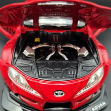 Load image into Gallery viewer, Explorafind 2023 Toyota Supra Red 1:24 Die Cast Car
