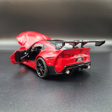 Load image into Gallery viewer, Explorafind 2023 Toyota Supra Red 1:24 Die Cast Car
