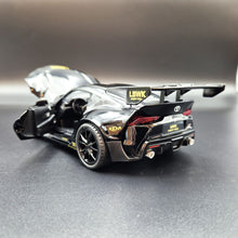 Load image into Gallery viewer, Explorafind 2023 Toyota Supra Black 1:24 Die Cast Car
