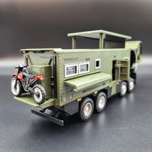 Load image into Gallery viewer, Explorafind 2021 Mercedes Nomadism Off Road RV Army Green 1:24 Die Cast Truck
