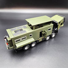 Load image into Gallery viewer, Explorafind 2021 Mercedes Nomadism Off Road RV Army Green 1:24 Die Cast Truck
