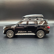 Load image into Gallery viewer, Explorafind 2023 Nissan Patrol Black 1:32 Die Cast Car
