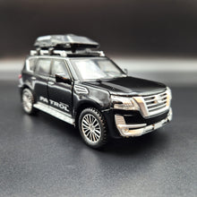 Load image into Gallery viewer, Explorafind 2023 Nissan Patrol Black 1:32 Die Cast Car
