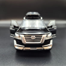 Load image into Gallery viewer, Explorafind 2023 Nissan Patrol Black 1:32 Die Cast Car
