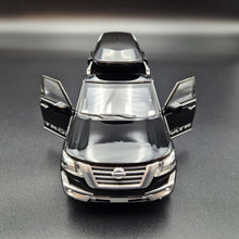 Load image into Gallery viewer, Explorafind 2023 Nissan Patrol Black 1:32 Die Cast Car
