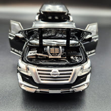 Load image into Gallery viewer, Explorafind 2023 Nissan Patrol Black 1:32 Die Cast Car
