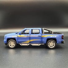 Load image into Gallery viewer, Explorafind 2022 Chevrolet Silverado 1500 Matte Blue 1:32 Die Cast Pickup
