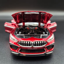 Load image into Gallery viewer, Explorafind 2023 BMW M8 Manhart MH8 800 Red 1:32 Die Cast Car
