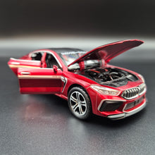 Load image into Gallery viewer, Explorafind 2023 BMW M8 Manhart MH8 800 Red 1:32 Die Cast Car
